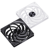 Ventilateur de boîtier PC SNOWMAN AF12015-WH 120mm Slim 15mm Blanc 48CFM PWM 4 broches Roulement Hydraulique 12V DC Uniquement Vente en Gros