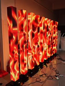 จอ LED โฆษณาในอาคาร P1.86 รูปทรงลูกบาศก์มินิเมจิก 3 มิติ ขนาด 960*160*160 มม. ควบคุมผ่าน Wifi ปรับแต่งได้ พร้อมเครื่องเล่นวิดีโอและเสียง 3840Hz รุ่น P1 - Product Image 1