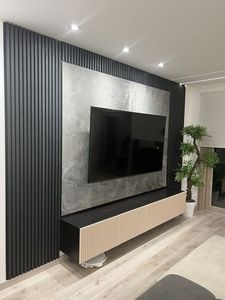 Pannelli Acustici <span class=keywords><strong>in</strong></span> <span class=keywords><strong>Legno</strong></span> Moderni 240*60 <span class=keywords><strong>cm</strong></span> per Pareti e Soffitti, Insonorizzanti, Ecologici, Decorazione Interna, <span class=keywords><strong>Doghe</strong></span> <span class=keywords><strong>in</strong></span> <span class=keywords><strong>Legno</strong></span>, Design Grafico per la Casa - Product Image 4