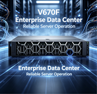 Système de stockage d'entreprise tout flash Del V670F San/Nas unifié pour la virtualisation de centre de données