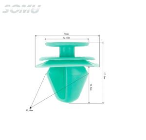 Pour Mercedes pour Benz et <span class=keywords><strong>Peugeot</strong></span> 207 307 <span class=keywords><strong>206</strong></span> <span class=keywords><strong>Clips</strong></span> de fixation de porte de voiture en <span class=keywords><strong>plastique</strong></span> compatibles - Product Image 3