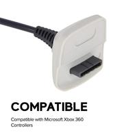 Câble de chargeur USB sans fil pour manette de jeu XBOX 360, contrôleur, alimentation électrique, pour XBOX 360
