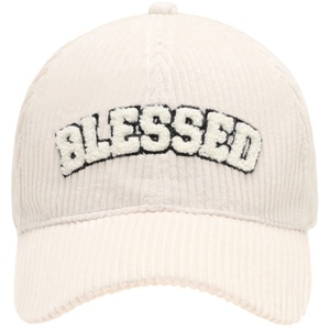 Casquette de baseball 5 panneaux pour homme, 100 % coton, velours côtelé, broderie 3D en chenille, motif à pois, boucle métallique réglable - Product Image 2