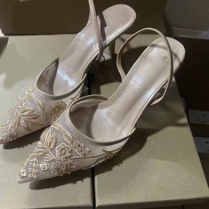 Nuovi tacchi alti a punta in Mesh per <span class=keywords><strong>donna</strong></span> in pizzo piccolo stile profumato Versatile con <span class=keywords><strong>sandali</strong></span> interi da <span class=keywords><strong>donna</strong></span> - Product Image 3