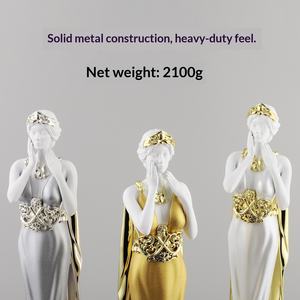 Trophée créatif en métal pur, figurine abstraite personnalisée, sculpture d'art déesse <span class=keywords><strong>MUSE</strong></span>, imprimé en Chine - Product Image 2