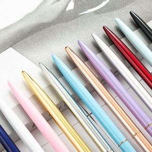 Office Stationery Slim Ballpoint <b>Pen</b> Rose <b>Gold</b> Metal Ball <b>Pen</b> Luxury Twist Thin Ball Point <b>Pen</b> With Custom Logo for Gifts - Product Image 2