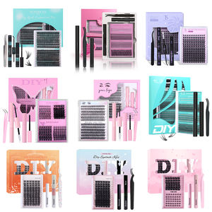 ชุดต่อขนตา DIY ดีไซน์ใหม่ ขนตาแบบ C D งอน ริบบิ้นขนตาธรรมชาติ แบบกลุ่ม ขนตาแบบแยกส่วน ชุดต่อขนตา DIY - Product Image 5