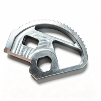Pièces en aluminium usinées CNC 4 et 5 axes, structure complexe personnalisée, accessoires de quincaillerie CNC de précision pour l'usinage, anodisées
