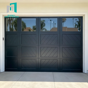 Porte de <span class=keywords><strong>garage</strong></span> électrique en aluminium à commande électrique, finition de surface, levage vers l'intérieur, pour cour - Product Image 3