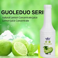 Fabrieksleverancier Dragonfruit Puree 1.3L Dik Vruchtvleesconcentraat Rijke Sirop Bubble Tea Fruitdrank IJsdrank Ingrediënten