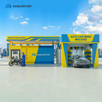 Station-service conteneurisée Eaglestar Design avec machine de lavage auto