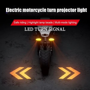 Clignotant LED universel pour moto, clignotant ambre, projecteur, faisceau de câblage pour remplacement - Product Image 2