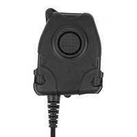 WADSN PTT 6-Pin Push Talk Active Noise Cancellation (ANC) Headset Taktis Plastik Aksesori Kotak Dummy untuk WC002-6PIN