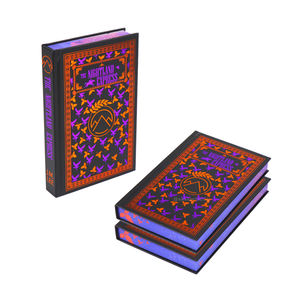 Empresa de fabricación de libros Lámina personalizada en tapa dura Impresión de novela romántica encuadernada con bordes rociados de color púrpura - Product Image 1