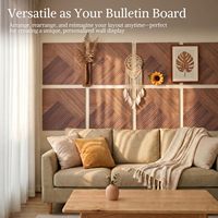 Commande en gros de panneaux muraux acoustiques modernes à imprimé grain de bois, autocollants, en fibre de polyester haute densité, insonorisants, pour extérieur
