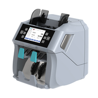 ST-4500 Trieur de billets de banque de qualité bancaire avec reconnaissance automatique des devises, écran TFT, capacité du trémie 500 pièces, comptage 1200 pièces/min