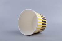 Seau en papier personnalisé 85-165 oz pour emporter, emballage alimentaire, godets à popcorn, conteneur jetable en papier, seau à poulet frit