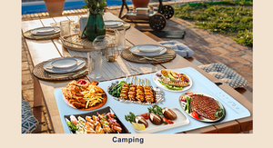 Plaque chauffante électrique portable et pliable <span class=keywords><strong>en</strong></span> silicone pour aliments, idéale pour les fêtes, les voyages et la <span class=keywords><strong>cuisine</strong></span> - Product Image 6