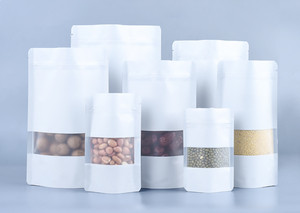 Sachet Doypack pour aliments (chips, aliments pour animaux, sucre) avec fenêtre - Product Image 3