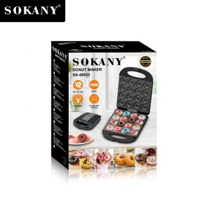 Voor Sokany Elektrische Ontbijt Sandwich Maker Anti-Stick Coating Donut Maker Met Power-<span class=keywords><strong>Indicator</strong></span> SK-08023 - Product Image 2