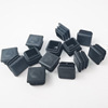 20x20mm Square Plastic Tube Plug Black Removable For <b>Display</b> <b>Rack</b> Steel Pipe Sealing Desktop Use - Product Image 5