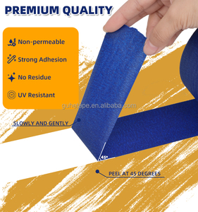Ruban de masquage bleu, adhérence moyenne, ne laisse aucun résidu, prix usine, ruban de masquage coloré original - Product Image 4