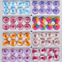Nouvelle Collection 2026 : Têtes de Roses Éternelles Style Bohème (8 Têtes, 4-5cm) – Vente en Gros Direct Usine pour Décoration de Mariage