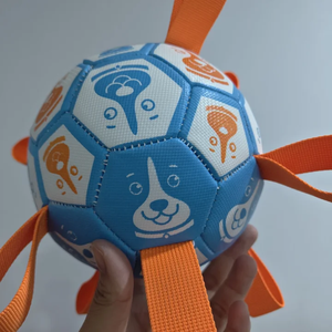 Pelota de Juguete para Mascotas Ecológica, Inflable, de Fútbol, Resistente, Interactiva, para Entrenamiento, de PU Sostenible para Exteriores, Venta al Por Mayor - Product Image 3