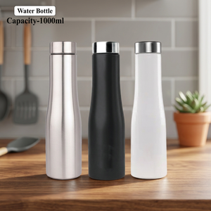 Stainless Steel <b>Vacuum</b> Insulated Water Bottle 1000ml Double Wall Leakproof Tumbler for <b>Travel</b> Office Outdoor - Product Image 1