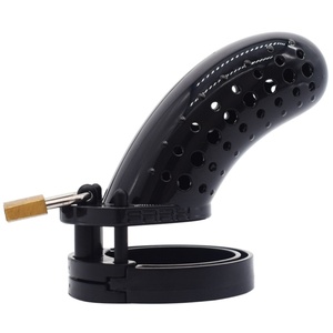 FRRK Plastic Chastity Device Penis Lock Sissy Gay Sexy Wearing Chastity Cage Penis Locked in Lust BDSM Sex <b>Toys</b> <b>for</b> <b>Men</b> - Product Image 5