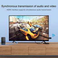 Extensor Inalámbrico Mini HD SYONG de 150 m con Interfaz Multimedia HD, Antenas Integradas Potentes, 1080P, Alimentado por USB C