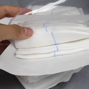 Gasa Estéril de Algodón 100% para Uso Médico, 4x4 Pulgadas, 8 Capas, con Rayos X, Directo de Fábrica - Product Image 1