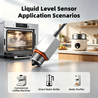 Sensor de Flujo de Líquido de Efecto Hall de Alta Precisión (3%), 200-1200mL/min, Amplio Rango (<0.65MPa), Salida de Pulso, para Máquinas de Café y Tratamiento de Agua