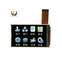Écran LCD TFT industriel de 2,8 pouces, 240x400, MPU 16 bits/8 bits, interface 2,8 pouces, écran 16:9