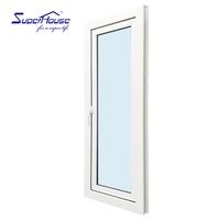 Fenêtre à battant UPVC avec section de profil de système européen des fenêtres upvc