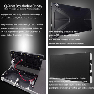 इनडोर फुल कलर की एलईडी डिस्प्ले स्क्रीन की अगुवाई में प्रदर्शन p1.25 p1.86 p2.84 बेंडाबल - Product Image 4