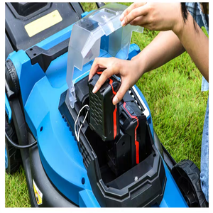 Industrial 20V*2 Cordless Lawn Mower Dual 20V Battery System 750W Dual-Blade <b>Cutting</b> 40L <b>Grass</b> Box DIY Commercial-Grade - Product Image 2