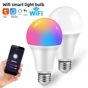 Sixwgh tuya wifi nhà Thông Minh 110-250V RGB + Trắng Dimmable hẹn giờ bóng đèn E27 9W LED RGB đèn điều khiển từ xa thiết bị chuyển mạch màu bóng đèn - Product Image 3