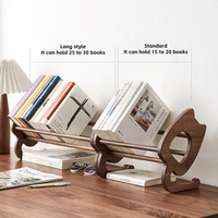Étagère de bureau en bois populaire, pratique, simple, compacte, standard, pour étudiants, organisateur de bureau, dortoir, écologique, durable, moderne
