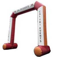 Arc gonflable de monstre de publicité géante extérieure d'Oxford pour les décorations gonflables