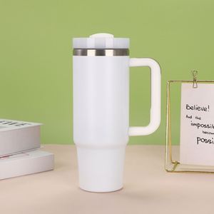30oz H2.0 Handle Car Travel Tumbler Insulated <b>Mug</b> <b>Lid</b> Straw Non-Slip Base OEM ODM Custom Design - Product Image 6