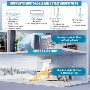 Energy Star Rated Smart Home Compatible con refrigeración rápida 1P 1,5 P <span class=keywords><strong>Aire</strong></span> acondicionado de <span class=keywords><strong>tipo</strong></span> dividido de bajo ruido para grandes espacios domésticos - Product Image 4