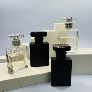 30ML 50Ml 100Ml 200Ml échantillon gratuit recharge transparente de luxe Vintage flacon pulvérisateur de pompe de parfum en verre vide