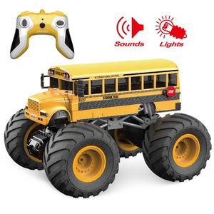 Super Big Wheel 1:18scale Fire Engineering Car,School Bus Truck with Lights&music(4styles 4colors) - Product Image 3