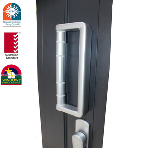 NFRC Aluminio Bi Plegable Deslizante Exterior Patio Puertas de vidrio Mosquitera Pantalla de malla para casas - Product Image 5