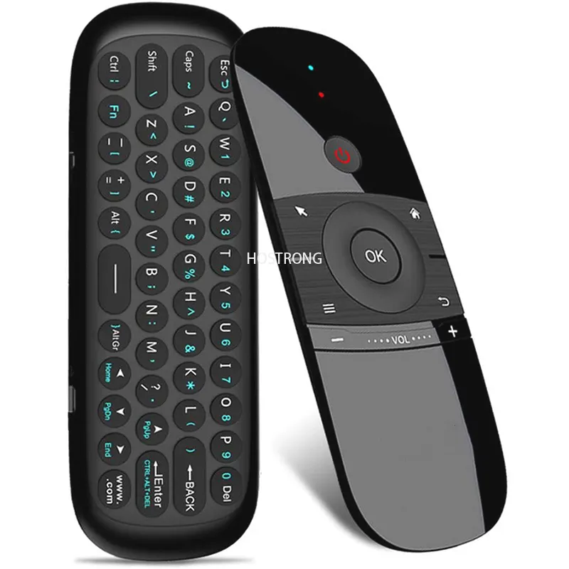 Fabrikneue drahtlose W1 2.4G Air Mouse-Tastatur EN-Versions steuerung Infrarot-Fernunterricht 6-Achsen-Motion Sense USB-Empfänger