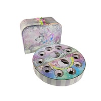 Boîte cadeau rigide en carton de luxe pour enfant et bébé, avec logo personnalisé, laminage mat, gaufrage, matériaux recyclés, pour Skincard Bath