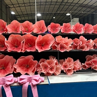 Nouvelle conception de toile de fond populaire grande fleur fleur de prunier géant mousse de fleur EVA grande fleur