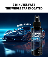 Spray de revêtement céramique super hydrophobe pour peinture automobile 120 ml, anti-pluie, anti-salissure, nano-céramique, spray d'étanchéité pour carrosserie automobile