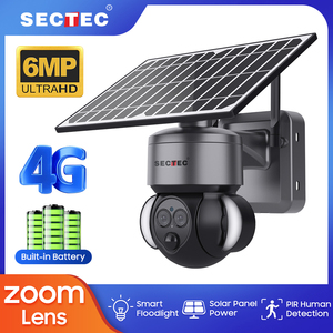 Sistema de Seguridad de 6MP HD, 4G, GSM, tarjeta <span class=keywords><strong>Sim</strong></span>, reflector inteligente inalámbrico, cámara de Zoom 12X, <span class=keywords><strong>IP</strong></span>, PTZ, red 4G, cá - Product Image 1